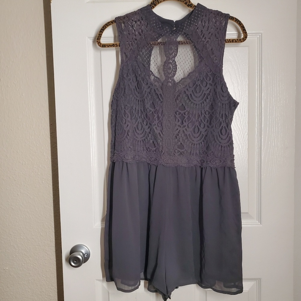 Cute Gray Romper